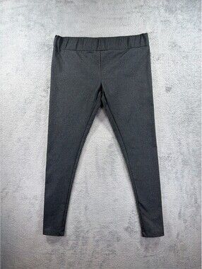 Matty M Women's High Rise Stretch Pull-On Leggings Charcoal Gray XL